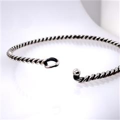 James Avery Sterling Silver Twisted Hook-On Bracelet